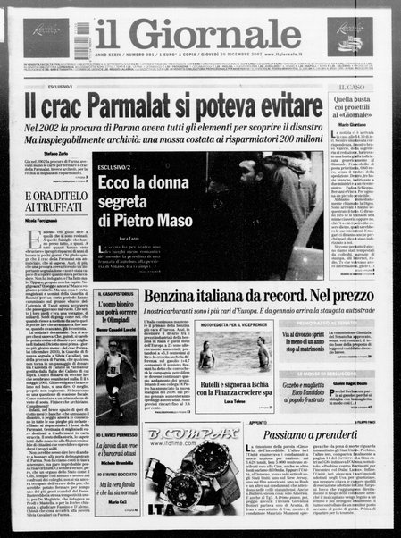 Il giornale : quotidiano del mattino